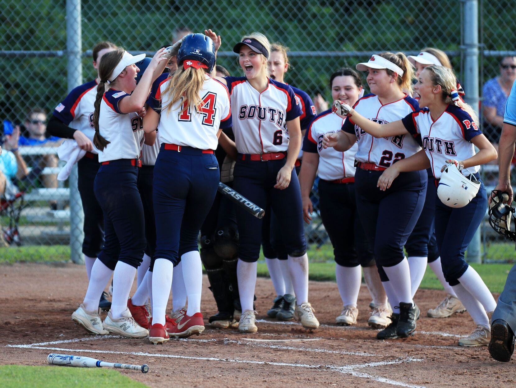 Parkway South vs. Lafayette softball